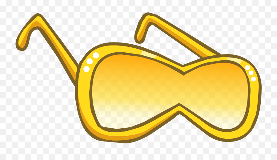 Goggles Clipart Club Penguin - Club Penguin Gold Glasses Emoji,Imagenes De Emoticon Con Gafas Gif