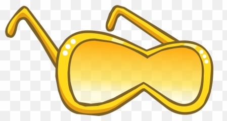 Goggles Clipart Club Penguin - Club Penguin Gold Glasses Emoji,Imagenes De Emoticon Con Gafas Gif