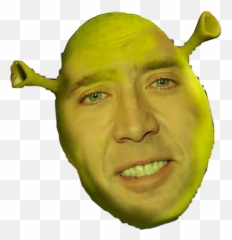 Download Hd Shrek Boi Transparent Png Image - Nicepngcom Nicolas Cage Shrek Png Emoji,Boi Emoji Png