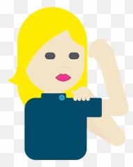 Woman Emoji Gender Girl Clip Art - Poweremojipng,Woman Emoji