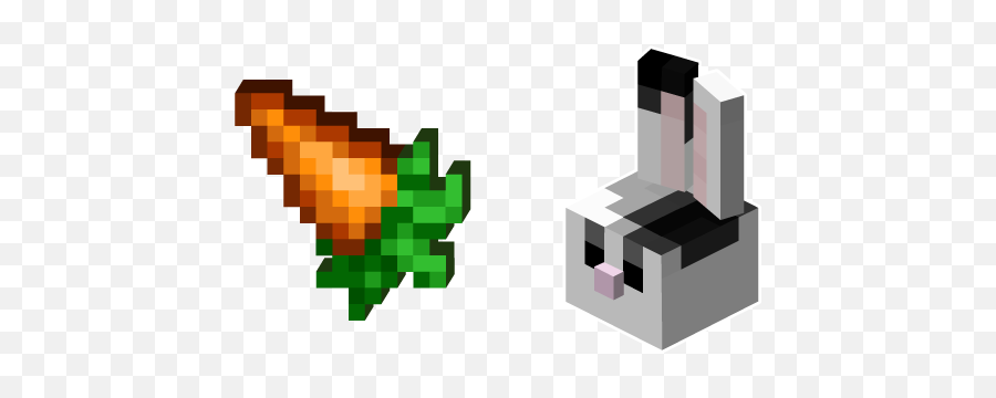 Minecraft Carrot And Rabbit - Minecraft Carrot Emoji,Printable 5 Level Of Emotions Minecraft