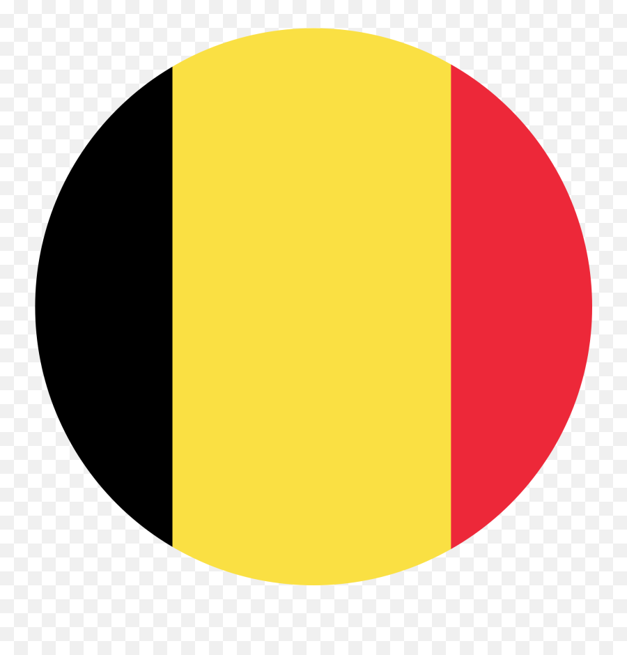 Belgium Flag Emoji - Belgium Flag Round Icon,Belgium Flag Emoji