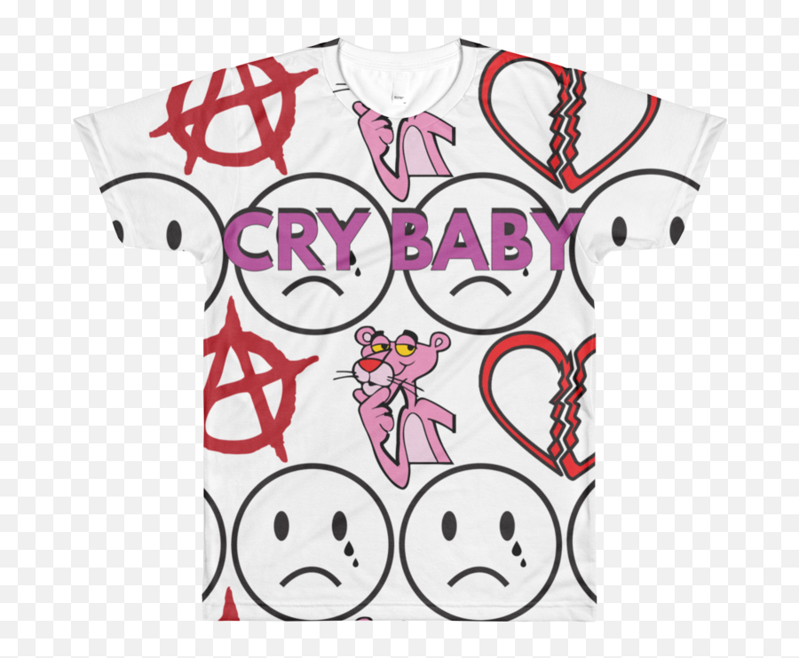 Lil Peep Cry Baby All - Pink Emoji,Ceybaby Emojis