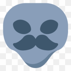 Free Mustache Flat Emoji Icon - For Adult,Mad Moustache Emojis
