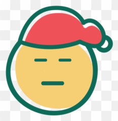 Squint Eye Santa Claus Hat Face - Happy Emoji,Squint Emoji