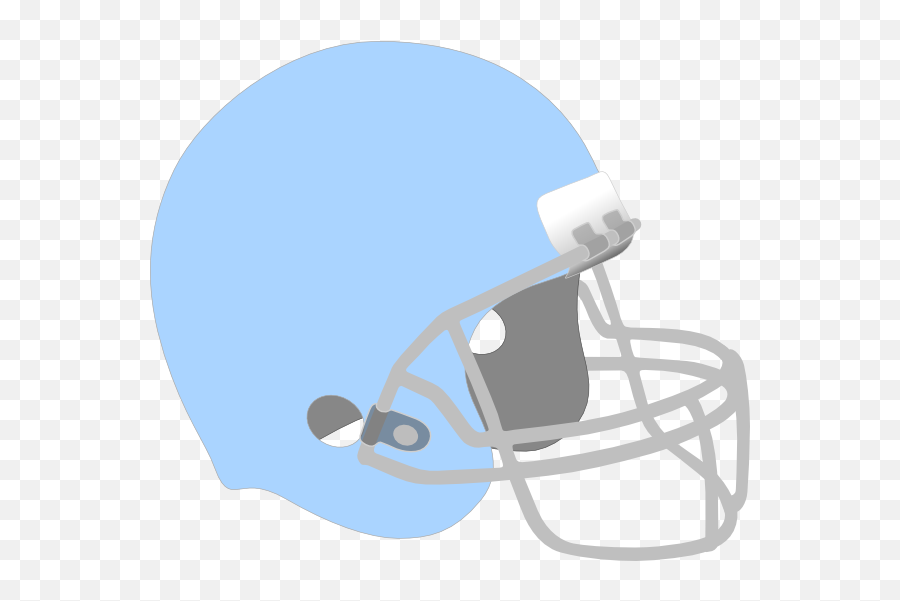 Light Blue Football Helmet Clip Art At - Football Helmet Football Drawing Emoji,Football Helmet Emoji
