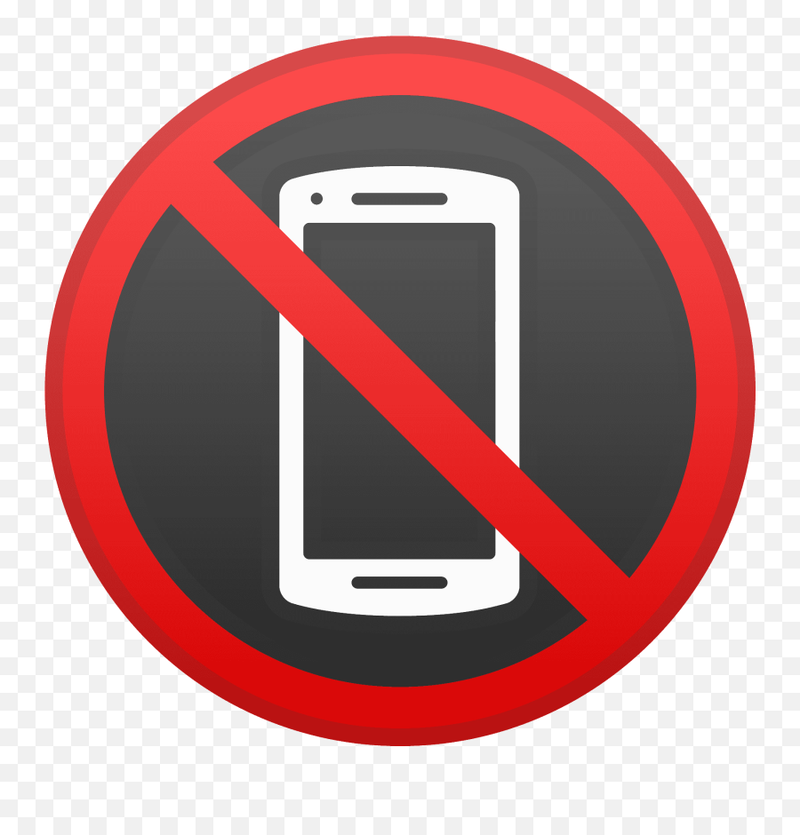 No Mobile Phones Icon - Smartphone Emoji,Iphone Emoji Symbols