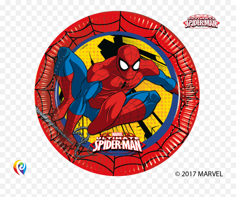 Spiderman Party Supplies Bbs - Ultimate Spider Man Emoji,Emoji Paper Plates