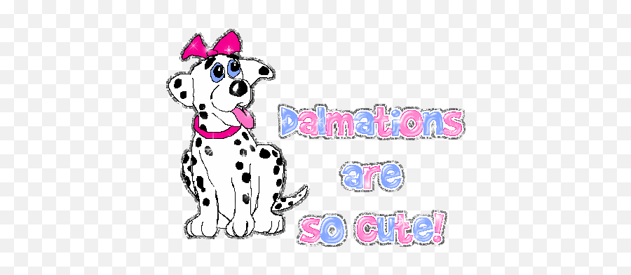 101 Dalmatians Glitter Gifs - Dot Emoji,Dalmatian Emoticon