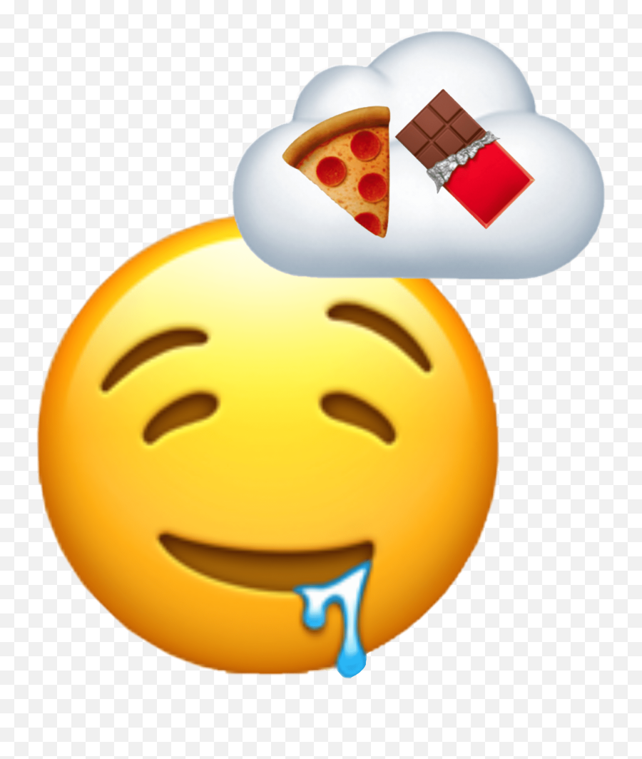 Emoji Drool Droolemoji Food Foodemoji - Transparent Drooling Face Emoji,Drool Emoji