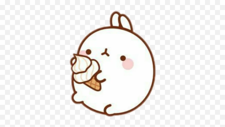 Telegram Sticker 21 From Collection Molang Wszb Remix Emoji,Molang Emojis