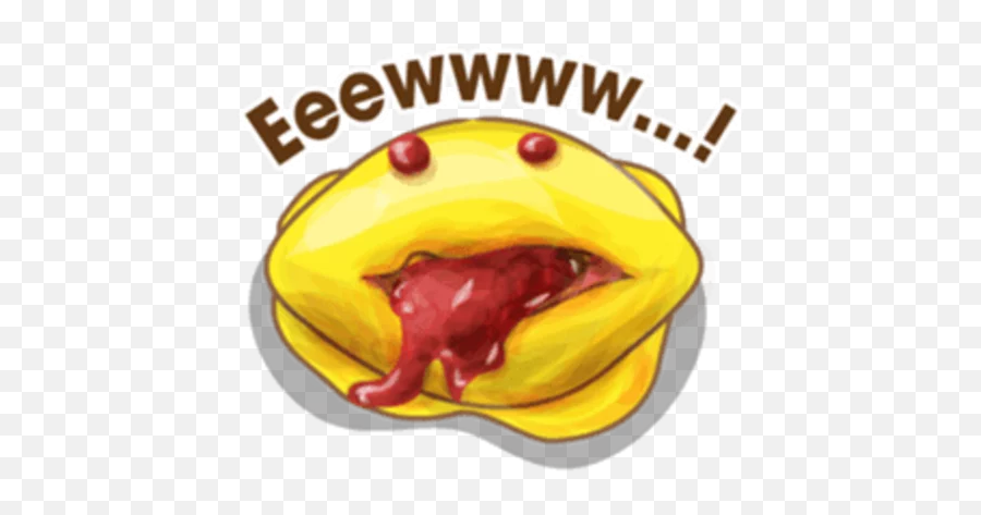 Telegram Sticker 29 From Collection Food Jokes Emoji,Ewwww Emoji