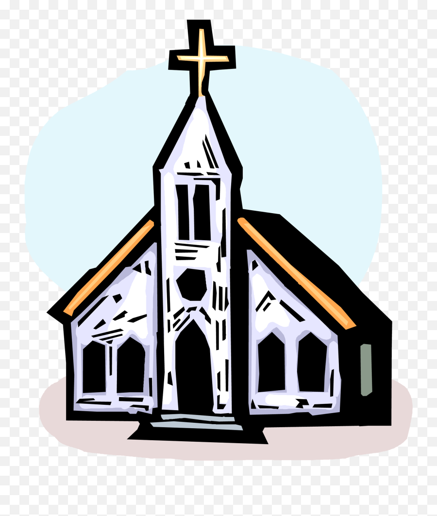 Clipart Snow Church Clipart Snow Church Transparent Free - Church Building Clip Art Png Emoji,Synagogue Emoji