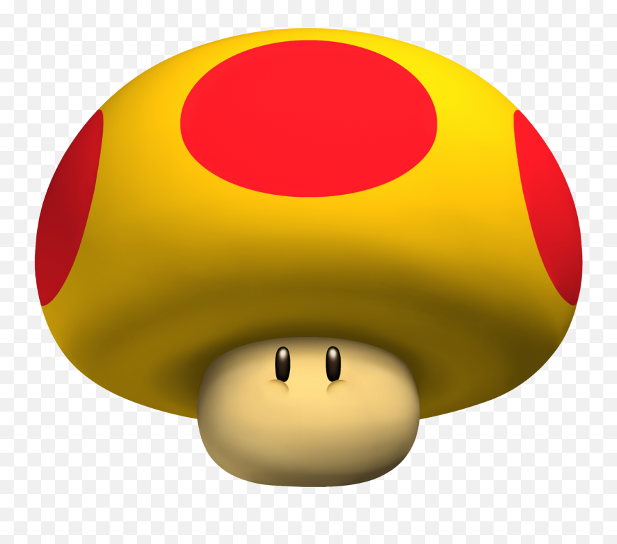 Mushroom Clipart Yellow Mushroom - Rocket From Mario Kart Emoji,Facebook Mushroom Emoticons