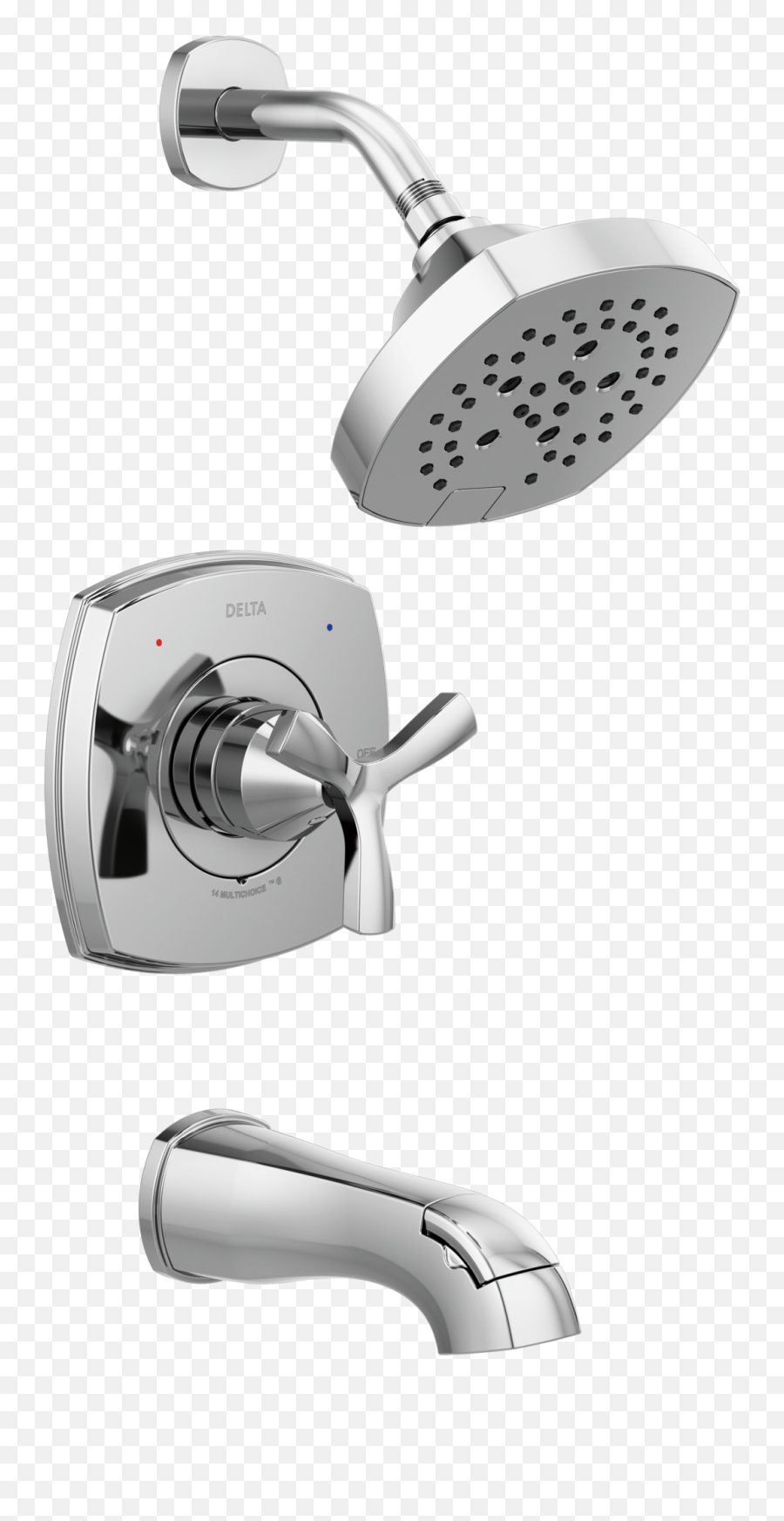Delta Trinsic Monitorâ 14 Series H2okineticâ Tub U0026 Shower Emoji,Showering Emoticon Head