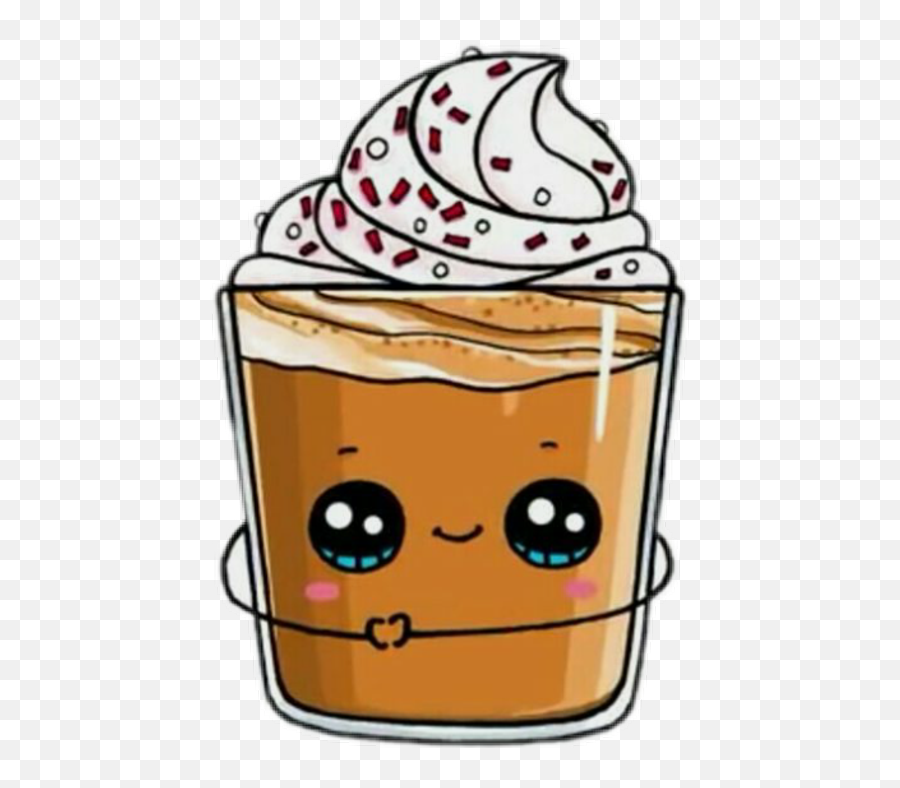 Frappuccino Clipart - Cute Frappuccino Emoji,Frappuccino Emoji