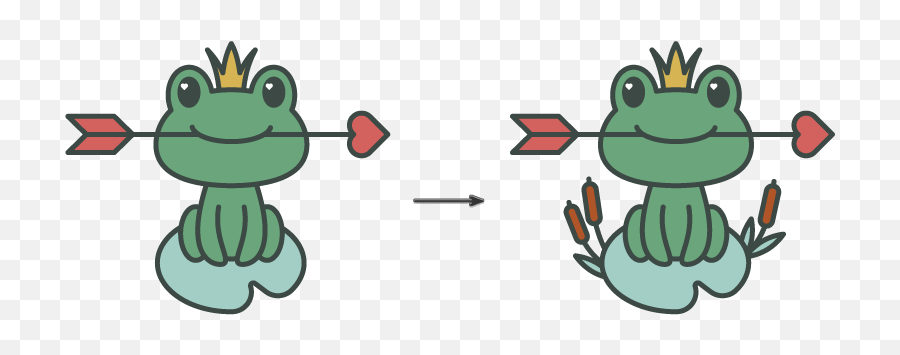 How To Create A Frog Princess Illustration In Adobe Illustrator Emoji,Moving Frog Emoji