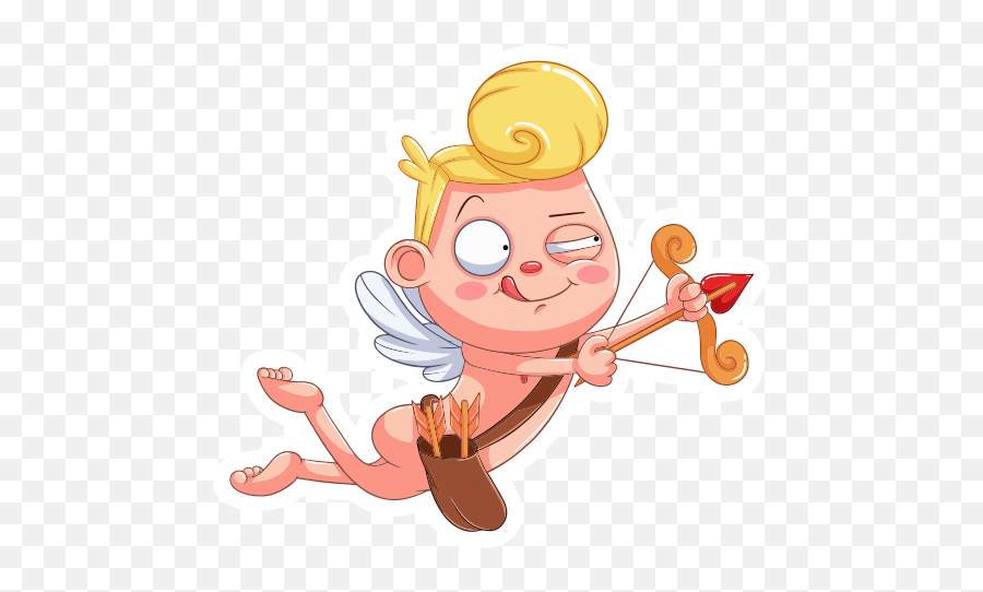 Funny Cupid Stickers - Wastickerapps For Whatsapp Fictional Character Emoji,Three Stooges Emoji
