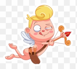 Funny Cupid Stickers - Wastickerapps For Whatsapp Fictional Character Emoji,Three Stooges Emoji