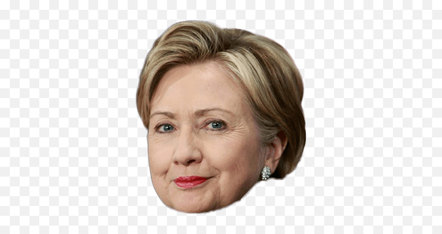 Hillary Clinton Face Head Images Png - Hillary Clinton Head Emoji,Clinton Emoji