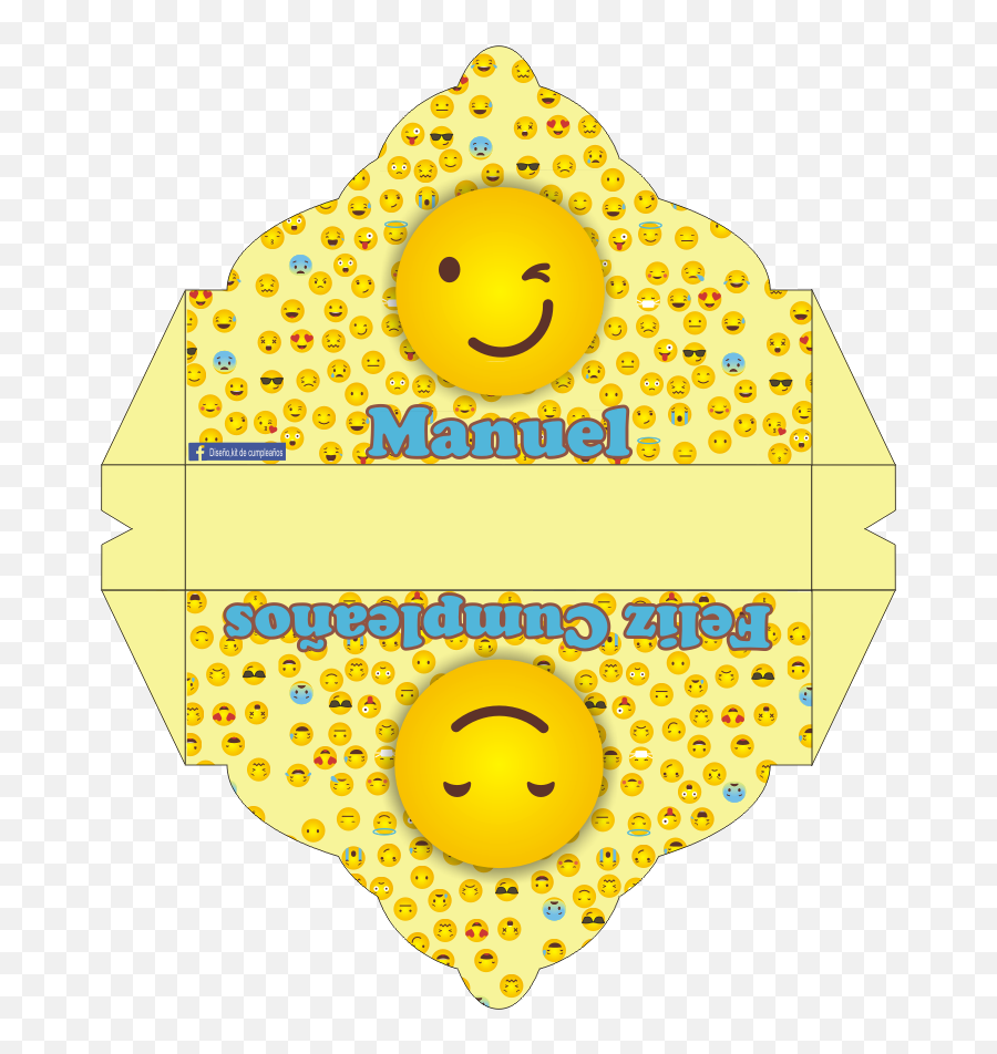 Fiestas Emojis - Cajitas De Emojis Para Imprimir,Invitaciones De Emojis