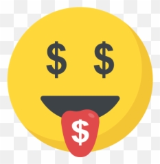 Index Of - Mouth Emoji Face Money,Emoji Dinero