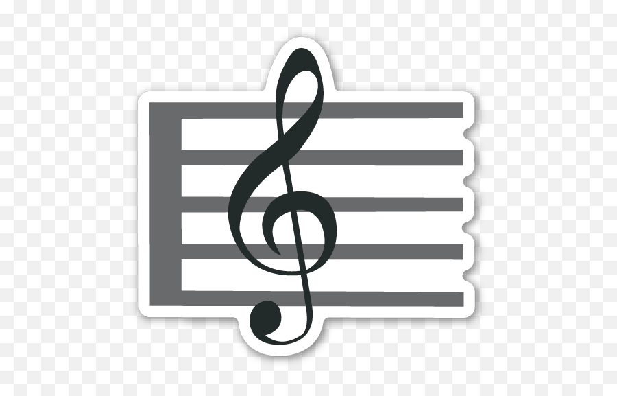 Download Musical Score Emoji Stickers - Sarah Carmosino Keara Graves,Emoji Stickers At Target