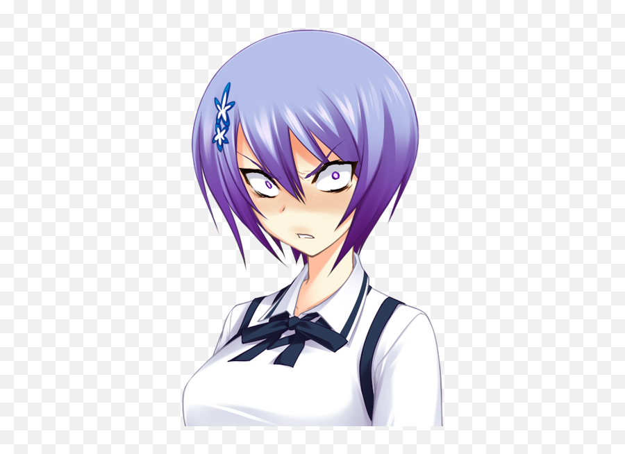 Fuwa Forever - Anime Death Glare Emoji,Glare Face Emoticon