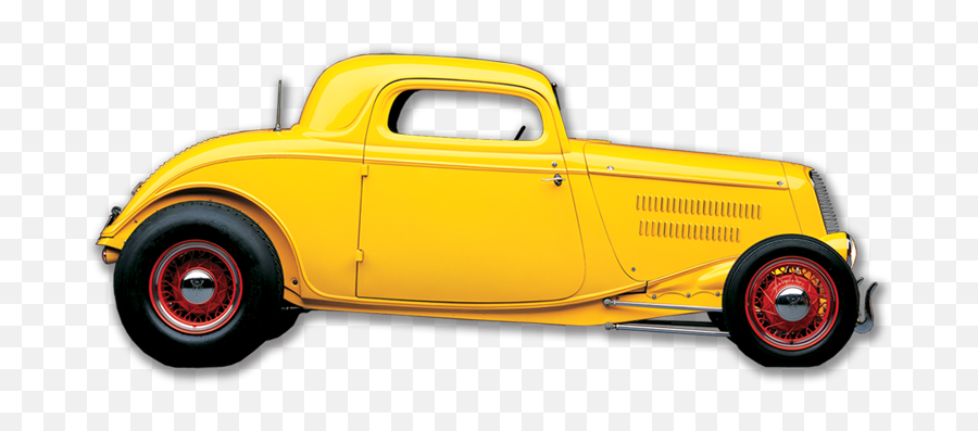 Yellow Hot Rod - Pete And Jakes 33 Ford Emoji,Hot Rod Emoji