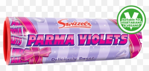 Swizzels Parma Violets Gift Tube 108g - Language Emoji,Lollipop Lips Emoji Pop