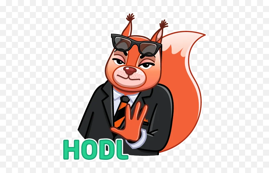 Telegram Sticker 3 From Collection Fxo Lucky Squirrel - Fictional Character Emoji,Red Squirrel Emoji