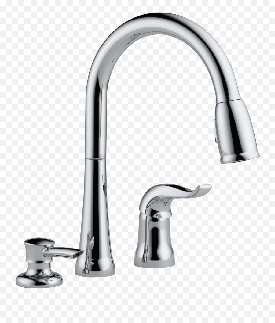 Single Handle Pull - Down Kitchen Faucet With Soap Dispenser Delta 16970 Sd Dst Emoji,Guess The Emoji Level 48answers