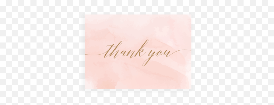 Watercolor Green Leaves Thank You Cards - Horizontal Emoji,Bridal Emoji Pictionary