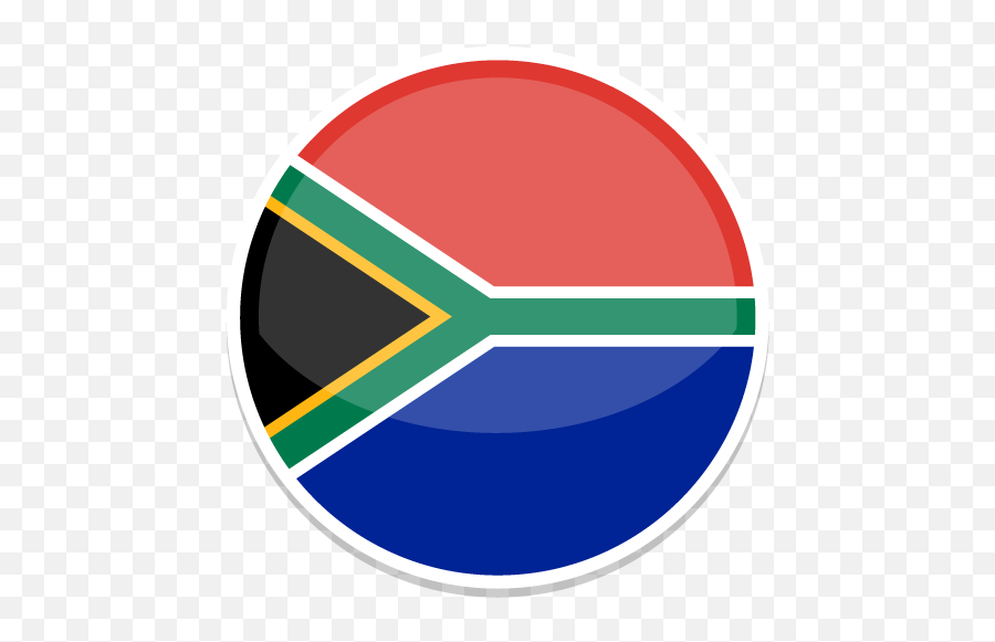 South Africa Icon - South Africa Flag Round Png Emoji,African Flag Emoji