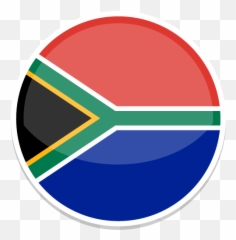 South Africa Icon - South Africa Flag Round Png Emoji,African Flag Emoji