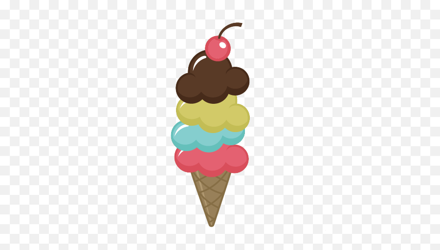 Yummy Ice Cream Cone Clip Art Freebies Cricut Crafts - Ice Cream Social Fundraiser Emoji,Emoji Ice Cream Sundae
