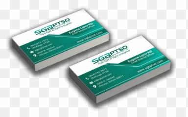 Medical Brand Design For Ptsd Treatment - Sgbptsd Horizontal Emoji,Business Card Emoji