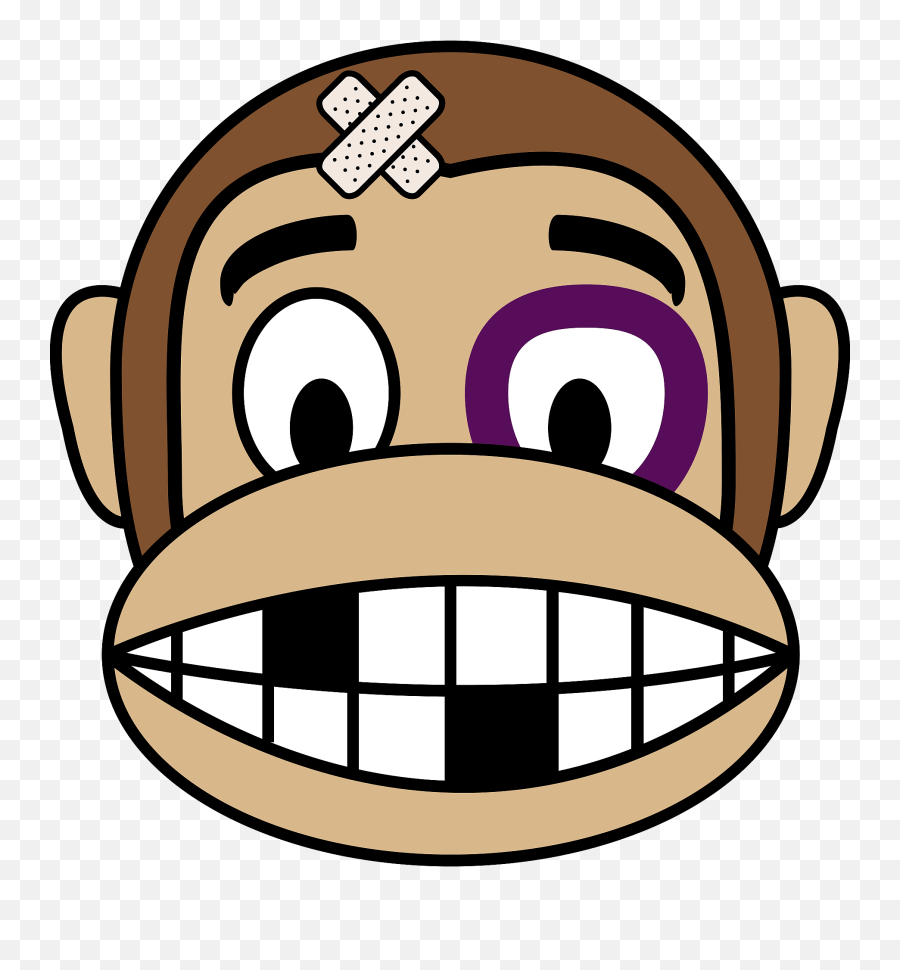 Headsnoutnose Png Clipart - Royalty Free Svg Png Beat Up Monkey Cartoon Emoji,Nose Emoji