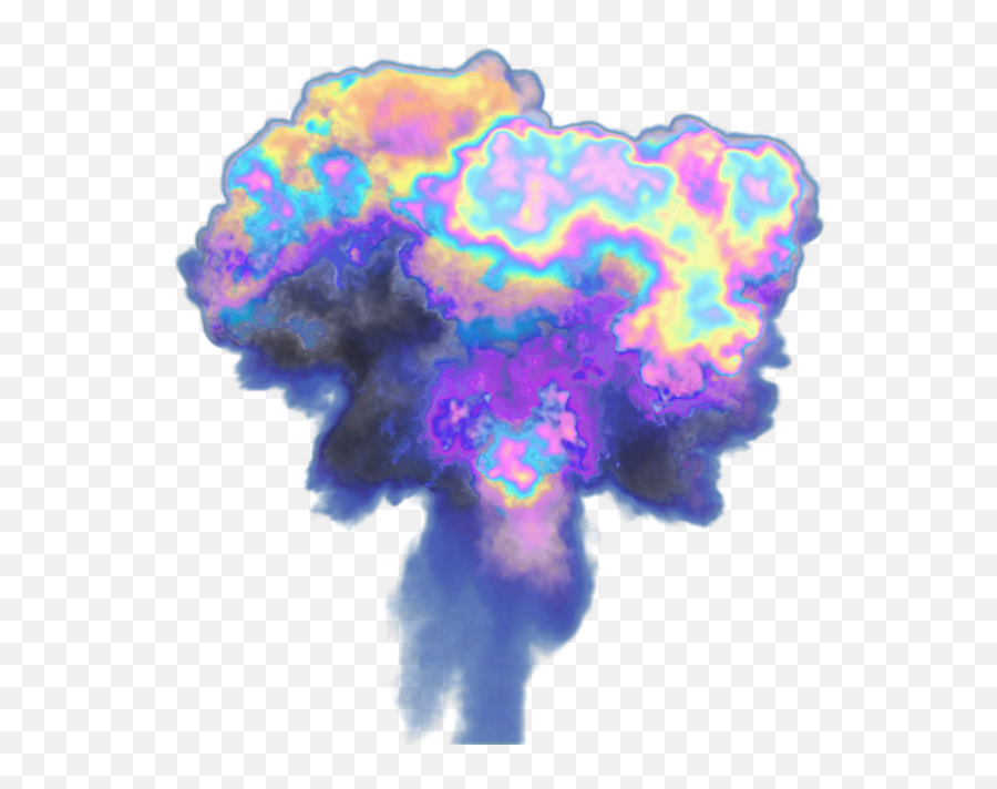 Smoke Steam Explosion Sticker - Background Aesthetic Color Smoke Emoji,Steam Emoji Art Generator