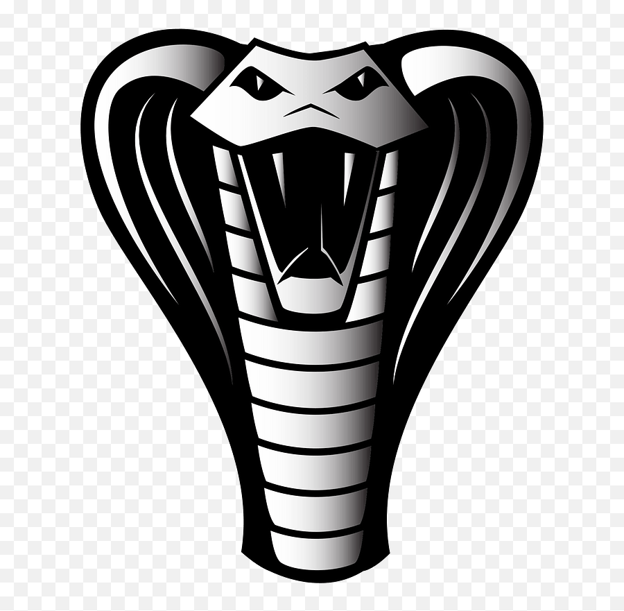 Cobra Snake Clipart - Silhouette Snake Clipart Cobra Emoji,Emoji Snake Streched Out