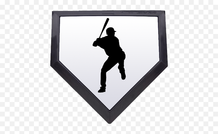 Appstore For - Baseball Player Batter Silhouette Emoji,Emotion In Baseball