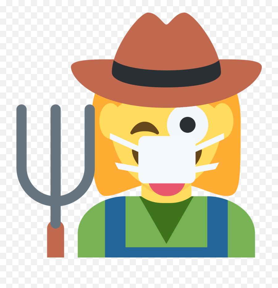 Emoji Face Mashup Bot On Twitter U200d Woman Farmer - Rural Emoji,Cowboy Emoji