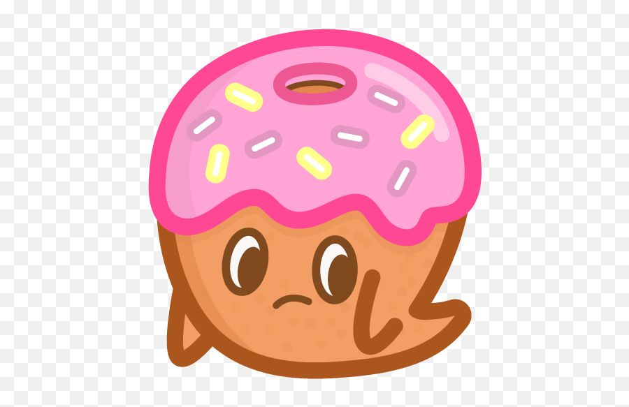 Donut Ghost By Pete Ellison - Happy Emoji,Apple Iphone Emoticon Zany