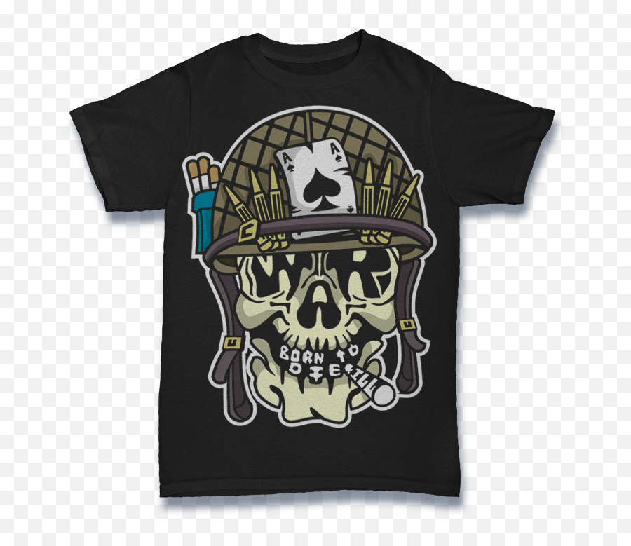 Skull War - Money Design For Shirts Emoji,Tskull Emoticon