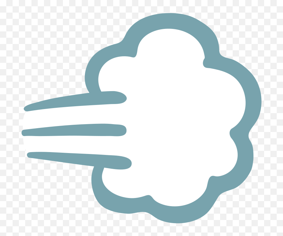Smoke Cloud Emoji Face With Steam From Nose Emoji - Fart Clipart,Dirty Emojis Eggplant