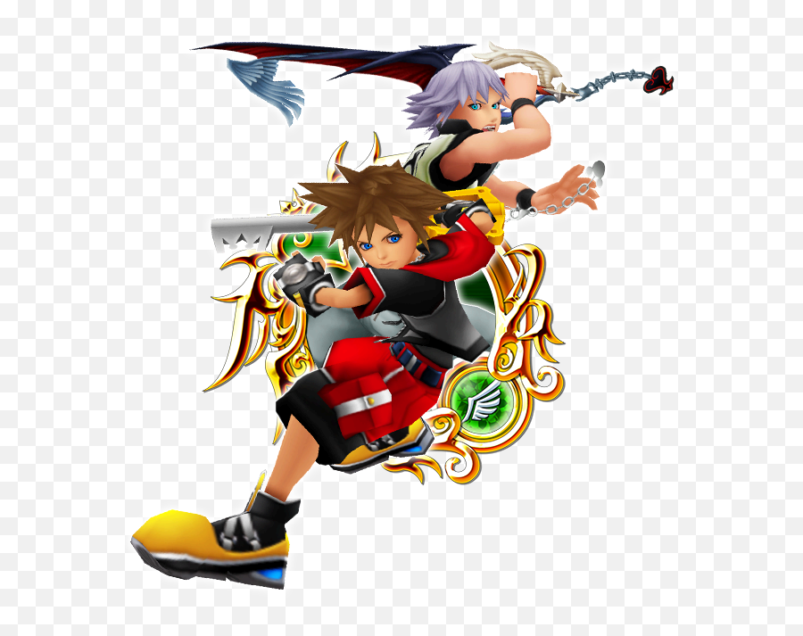 Sora U0026 Riku Kh3d Ver - Kingdom Hearts Insider Sora Kh3d Emoji,Twewy Emojis