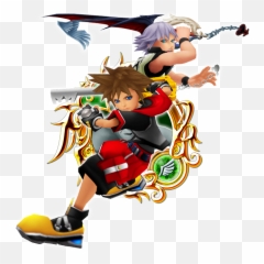 Sora U0026 Riku Kh3d Ver - Kingdom Hearts Insider Sora Kh3d Emoji,Twewy Emojis