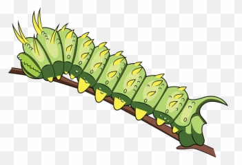Syssphinx Hubbardi Caterpillar Clipart - Caterpilaar Clipart Emoji,Purple Caterpillar Emoticon
