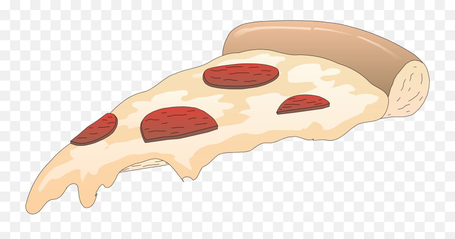 Cartoon Pizza Slice Png Transparent Png - Pizza Slices Clipart Pepperoni Emoji,Pizza Slice Emoji