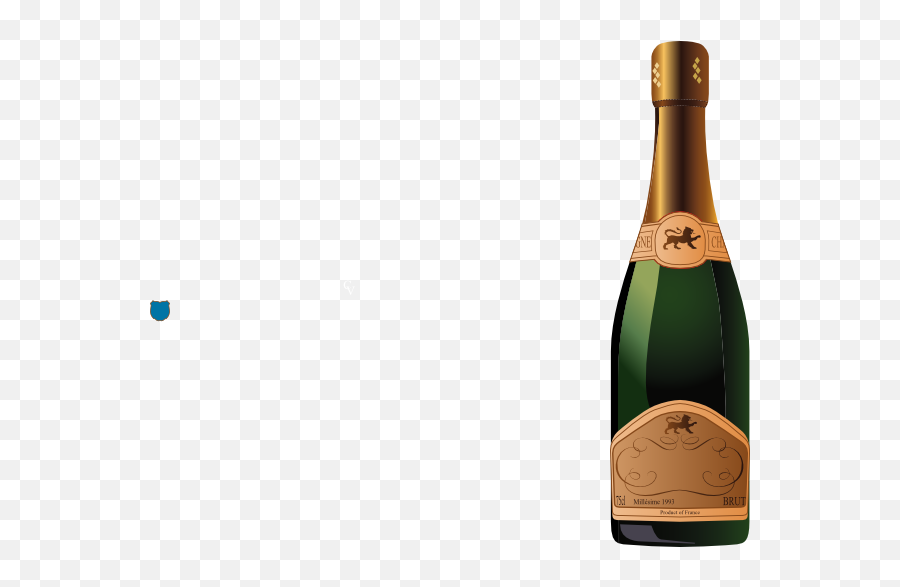 Bottle Clipart Plain Bottle Plain Transparent Free For - Champagne Bottle Vector Free Emoji,Champagne Bottle Emoji